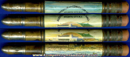 Old Atlantic City New Jersey Souvenir Bullet Pencil