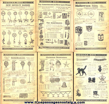 1942 Optican Brothers Carnival Goods & Novelties Catalog