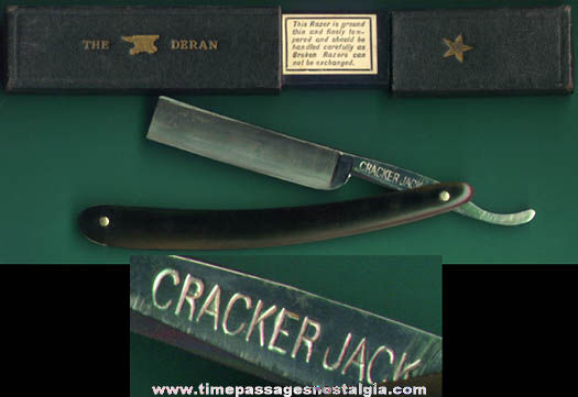 Old Boxed Southington Cutlery Cracker Jack Straight Edge Razor