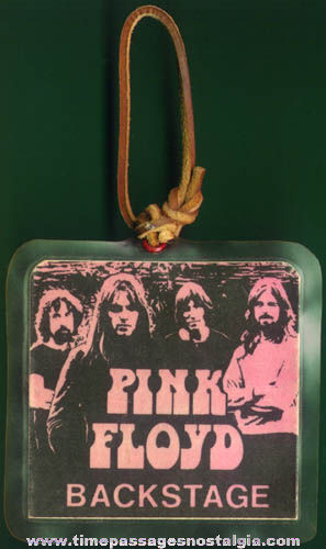 1970s Pink Floyd Concert Backstage Badge
