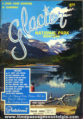 Old Glacier National Park Montana Souvenir Picture Book