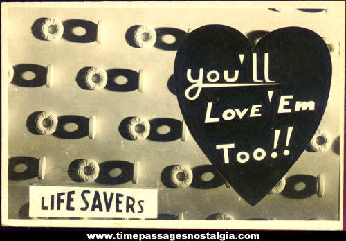 Old Life Savers Candy Advertising Photograph