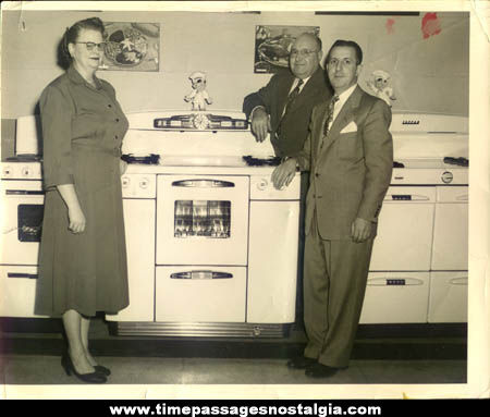 Old Tappan Range / Oven Salesman Advertising Photograph