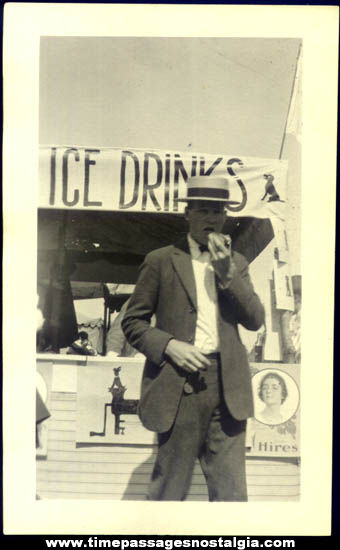 Old Hot Dog Stand With Hires Root Beer Sign Photograph