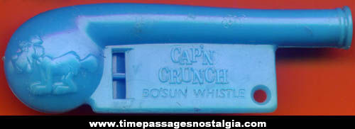 Old Cap’n Crunch Cereal Prize Bo’sun Whistle