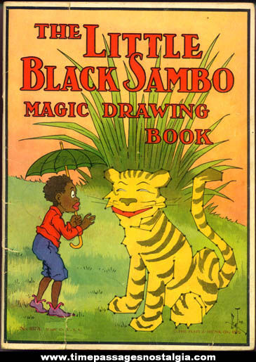 1928 Little Black Sambo Magic Drawing Book