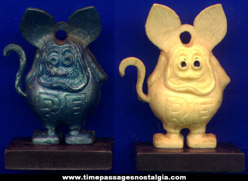 (2) Old Rat Fink Character Magnet Figures