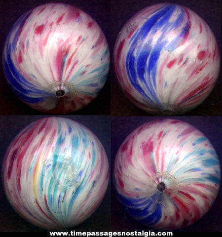 Old Hand Made Multi Color Onionskin Marble