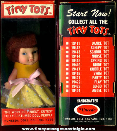 Boxed 1966 Uneeda Tiny Tots Doll