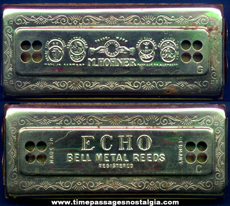 German Made Two Sided Hohner Echo Harmonica