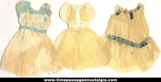 (22) Different 1800s Victorian Paper Doll Dresses and Hats