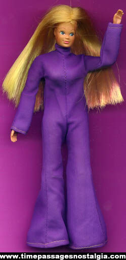 1972 MEGO Blonde Dinah-mite Doll in Jumpsuit