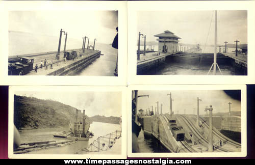 (65) Old Panama Canal & Ships Photographs & Negatives