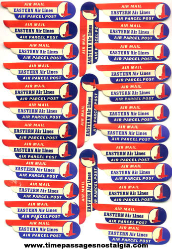 (27) Old Eastern Airlines Air Mail Decal Stickers