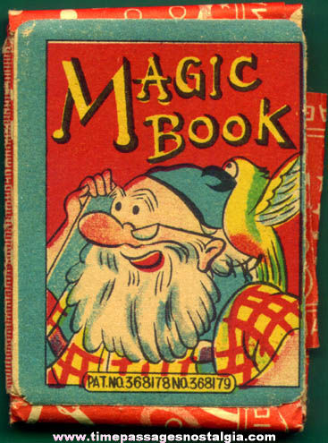 Colorful Old Paper & Glass Novelty Magic Book