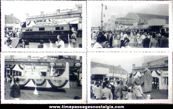 (8) Old Atlantic City Boardwalk & Train Station Photographs