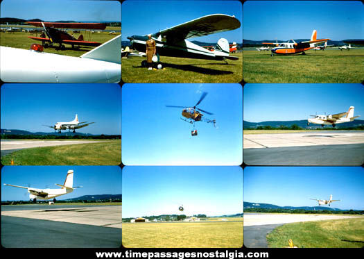 (18) 1957 Reading, Pennsylvania Air Show Photograph Slides