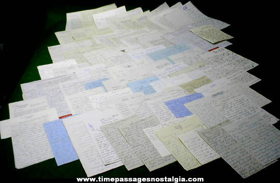 Large Lot Of World War II Nurse Correspondence Material