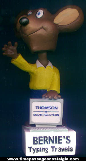 Thomson South Western Advertising Mouse Character Nodder Figure