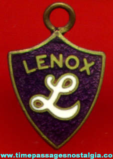 Old Enameled & Engraved Lenox Charm