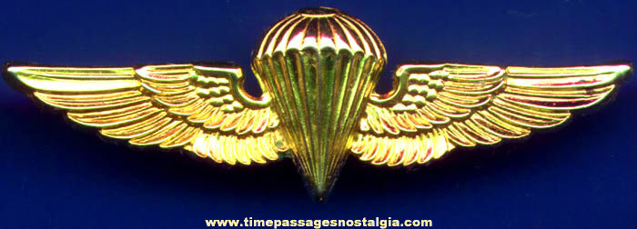 Marines Paratrooper Jump Wings Large Hat or Lapel Pin