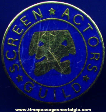 Enameled Screen Actors Guild Pin
