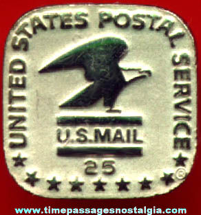 United States Postal Service Employee 25 Year Award Pin