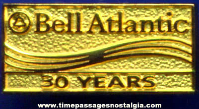 Bell Atlantic Telephone 30 Year Award Employee Advertising Pin