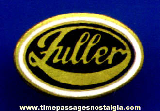 Old Enameled Fuller Brush Employee Advertising Lapel Stud Button