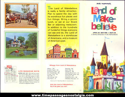 Colorful Old Land Of Make Believe Advertising Brochure