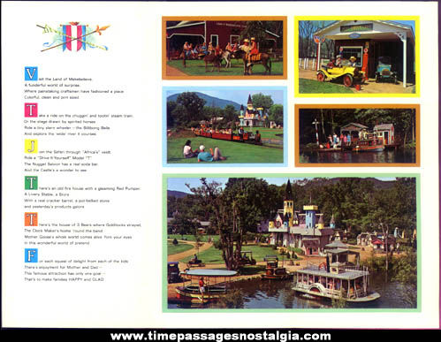 Colorful Old Land Of Make Believe Advertising Brochure