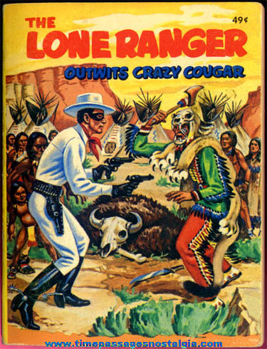 ©1968 Lone Ranger Outwits Crazy Cougar Big Little Book