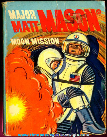 1968 Major Matt Mason Moon Mission Big Little Book