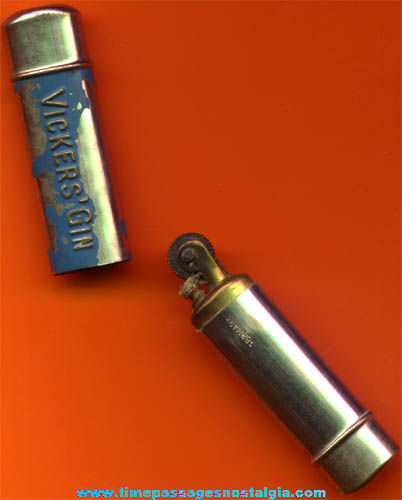 Old Vickers Gin Advertising Premium Cigarette Lighter