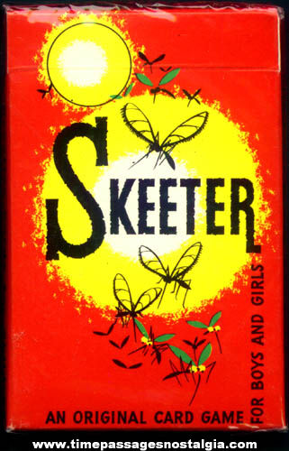 Old Unopened Boxed Skeeter Card Game