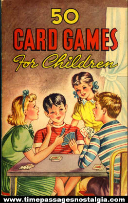 1946 50 Card Games For Children Whitman Book