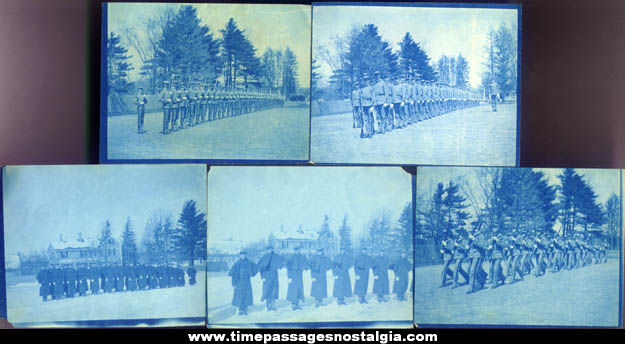 (5) 1901 United States Army Soldier Military Photographs