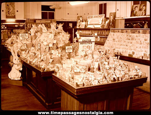 (13) 1944 J. J. Newberrys Department Store Large Interior & Exterior Photograph Negatives