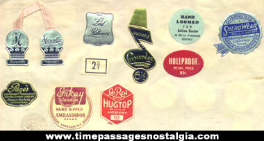 1940s - 1950s Advertising Sticker & Label Collection