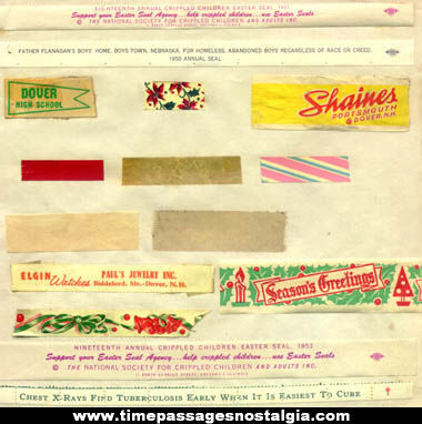 1940s - 1950s Advertising Sticker & Label Collection