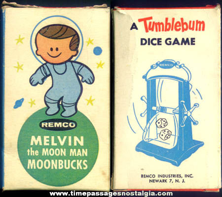 Old Boxed Remco Melvin The Moon Man Moonbucks Play Money