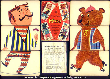 1956 Boxed Ed-U-Cards Mixies Card Game