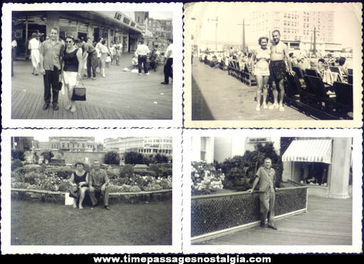 (12) 1958 Atlantic City New Jersey Boardwalk & Beach Photographs