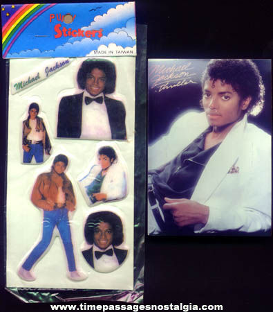 (10) Old Michael Jackson Character Items
