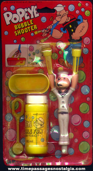 Old Unopened Popeye Toy Bubble Shooter