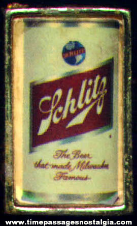 Old Metal Schlitz Beer Advertising Toy Ring