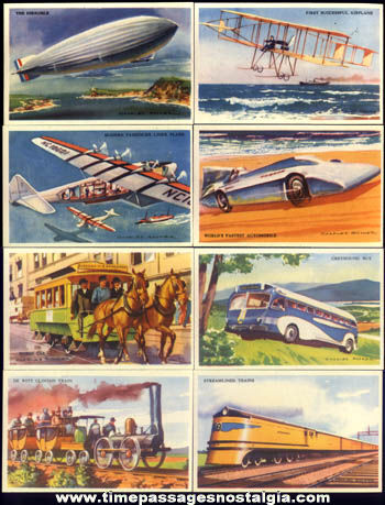 (22) Story Of Transportation Educational Picture Cards With Envelope