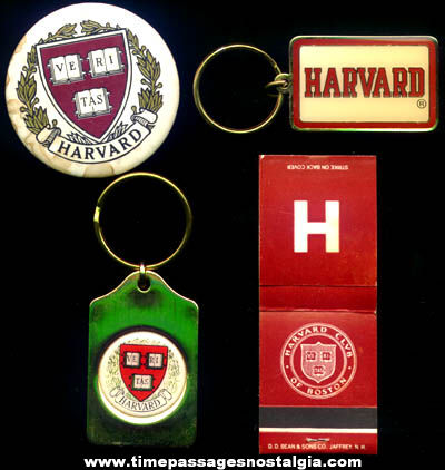 (4) Small Harvard University Advertising Items
