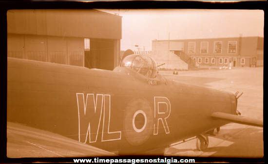 (5) Old United States Military War Plane Photograph Negatives