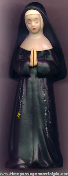 Old Catholic Nun Doll Figure